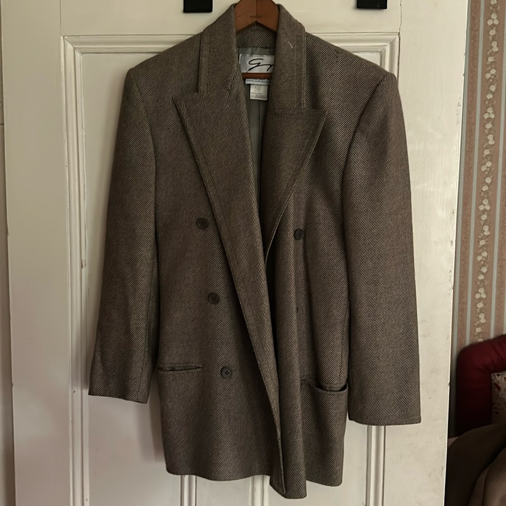 Vintage wool and cashmere blazer